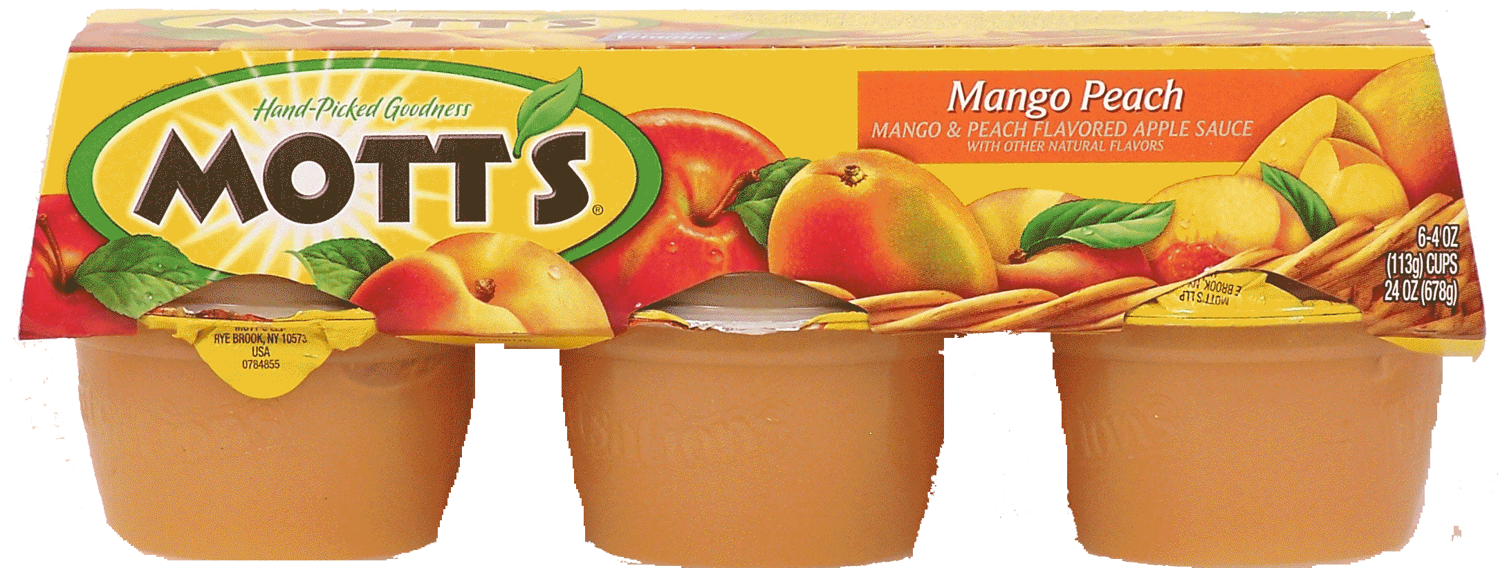 Mott's  mango peach flavored applesauce 6-count Full-Size Picture